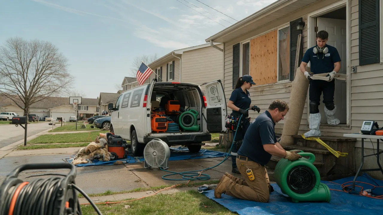 Water Damage Restoration in Grant City, MO near me